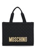 Moschino Logo Patch Top Handle Bag