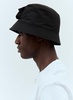 Prada Triangle-Logo Pocket-Detailed Bucket Hat