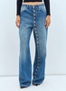 Jean Paul Gaultier Women Buttoned Leg Jeans