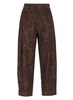 Uma Wang Pattern Jacquard Straight-Leg Trousers