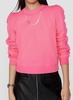 jade sculpted sweatshirt in bubblegum