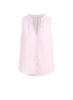 womens sleeveless shirred blouse in light orchid