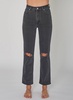 women's original straight jeans in brad black