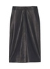 lianna leather skirt in black