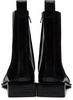 Black Throttle Leather Boots