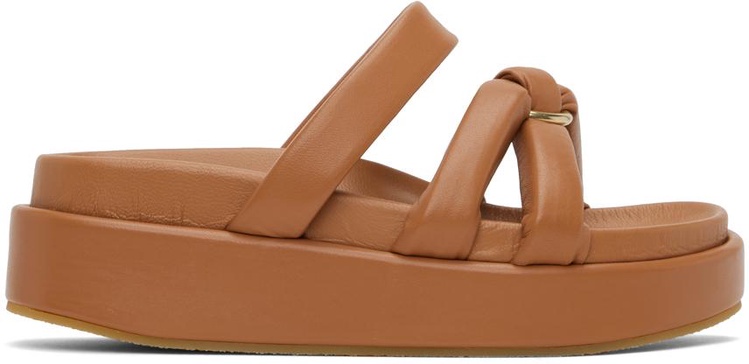 Beige O-Ring Sandals