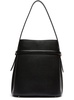 Belted bucket bag