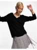 Object v neck sweater in black