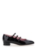 'Kina' Black Mary Janes With Straps And Block Heel In Patent Leather Woman