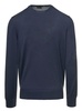 Dark Grey Crewneck Pullover With Rib Trim In Wool Man Tom Ford