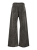 'Geth' Grey Jeans with Wide Leg and Washed Effect in Denim Man