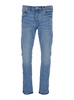 Light Blue Five-Pocket Skinny Jeans In Stretch Cotton Denim Man