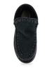 'Eskimo' Black Slip-On Boots With Rear Logo In Suede Woman