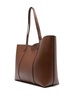 Brown 'Bayswater' Hand Bag With Flap Detail In Leather Woman