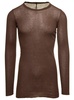 Rick Owens Crewneck Long-Sleeved T-Shirt