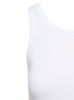 'Frankie' White Tank Top in Cotton Woman