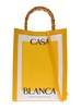 Casablanca Logo Printed Two-Toned Tote Bag