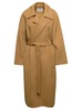 Low Classic Belted Maxi-Length Coat