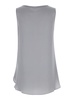 Antonelli Crewneck Sleeveless Satin Top