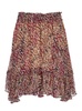 Multicolored 'Viera' Miniskirt With All-Over Graphic Pattern In Viscose Woman