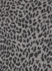 'Abadan' Grey Crewneck Sweater with All-Over Animal Print in Wool Blend Woman