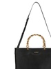 Jil Sander Bamboo-Style Handle Logo Printed Medium Tote Bag