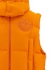 'Apus' Orange Down Vest with Moncler x Roc Nation by Jay-Z Patch in Nylon Man