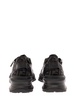 'Fendi Flow' Black Low-Top Sneaker with Logo Detail in Leather Man