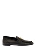 Black Loafers With Interlocking Dg Logo Placque In Leather Man