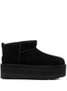 'Ultramini' Black Boots with Platform in Suede Woman