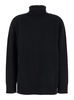 'Hepny' Black Turtleneck Sweater in Cashmere Woman