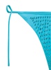 Bikini Bottom with All-Over Crystal Embellishment in Light-Blue Polyamide Woman