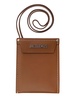 'le Porte Poche Meunier' Brown Wallet With Logo Lettering In Leather Man