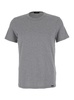 Grey Crew Neck T-shirt in Cotton Stretch Man