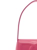 'DG Logo' Pink Shoulder Bag in 3D Quilted Logo Detail in Smooth Leather Woman