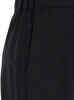 'Buddy' BlackPants with Drawstring Elastic Waist in Viscose Blend Stretch Woman