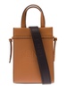 Brown Go To Shopper Mini Bag in Calf Leather Man