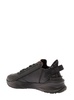 'Fendi Flow' Black Low-Top Sneaker with Logo Detail in Leather Man