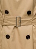 Beige Waterproof Trench Coat in Cotton Woman