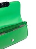 Green Parker Medium  Shoulder Bag in Leather Woman