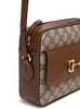 Horsebit 1955 Crossbody Bag in GG Leather Woman Gucci