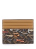 Brown Card-Holder with Fendi Tool Print in FF Canvas Man