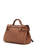 'mini Alexa Heavy' Brown Crossbody Bag In Leather Woman