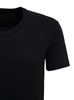 Black Stretch Cotton V-Neck T-Shirt