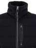 Black Sleeveless Down Jacket With Zip Closure In Nylon Man