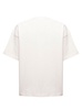 Jil Sander Man 's White Oversize Cotton T-shirt With Logo Print