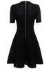 Givenchy Woman's 4g Viscose Short Sleeved Black Dress