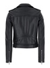 'costa Rica' Black Biker Jacket In Leather Woman