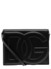 Dolce & Gabbana Logo Embossed Foldover Top Crossbody Bag