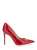 'juliette' Red Siletto Pumps With Logo Detail In Patent Leather Woman